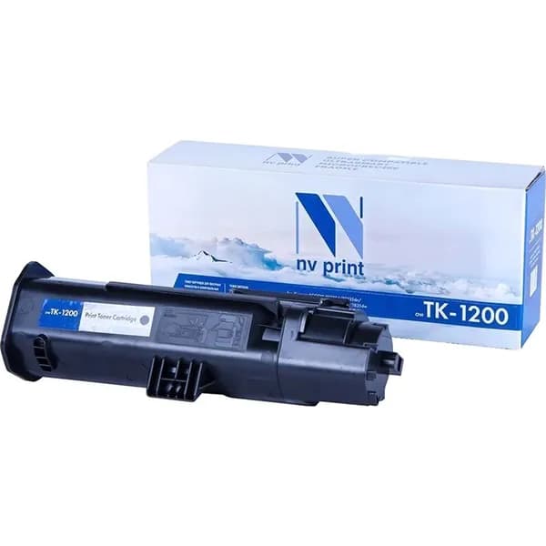 Картридж NV Print TK1200, для лазерного принтера Kyocera Ecosys, черный, совместимый