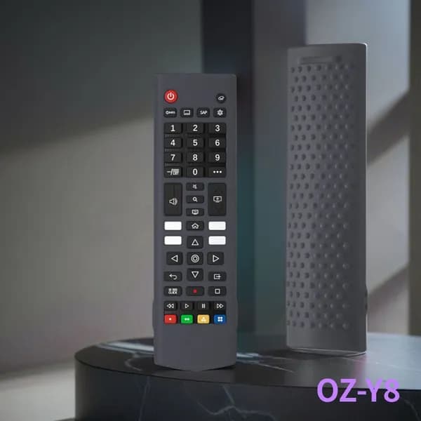 Силиконовый чехол для пульта дистанционного управления телевизором LG с ремешком и противоскользящими выступами