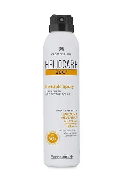 360 SPF 50+ Invisible Spray, прозрачный солнцезащитный спрей для тела. Обеспечивает мощную защиту от UVA, UVB и инфракрасного излучения, быстро впитывается, устойчив к воде и песк