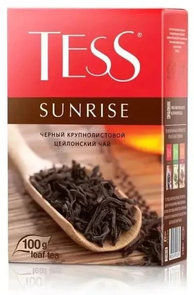 Чай Tess Sunrise черный листовой, 100 гр.