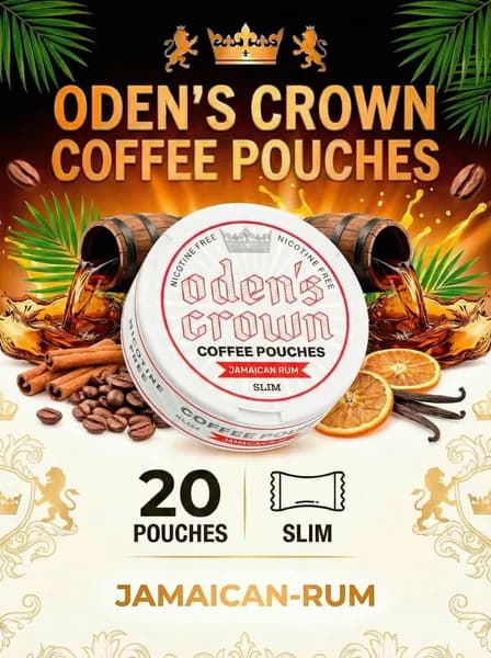 Кофейные паучи от курения ODEN S CROWN Jamaican rum