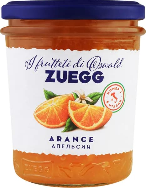 Десерт фруктовый ZUEGG мармелад Апельсин, экстра, 330г