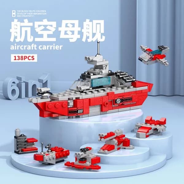 Конструктор совместимый с Lego Динозавр-робот 6 в 1, военная серия, развивающая модель для сборки, новинка, подарок для мальчиков