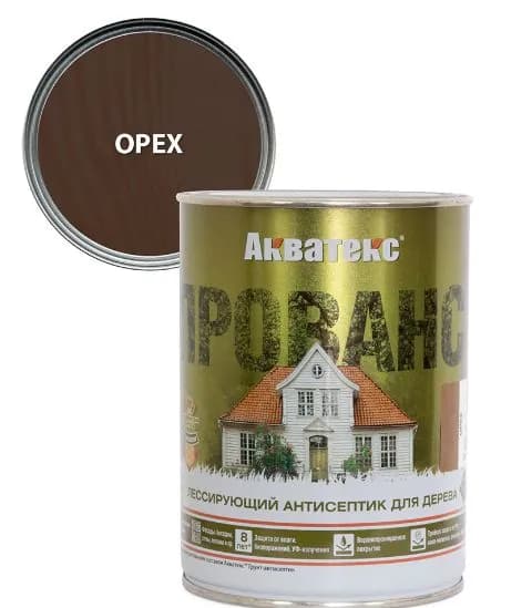 Пропитка декоративно-защитная Акватекс Прованс алкидная орех 0,75 л