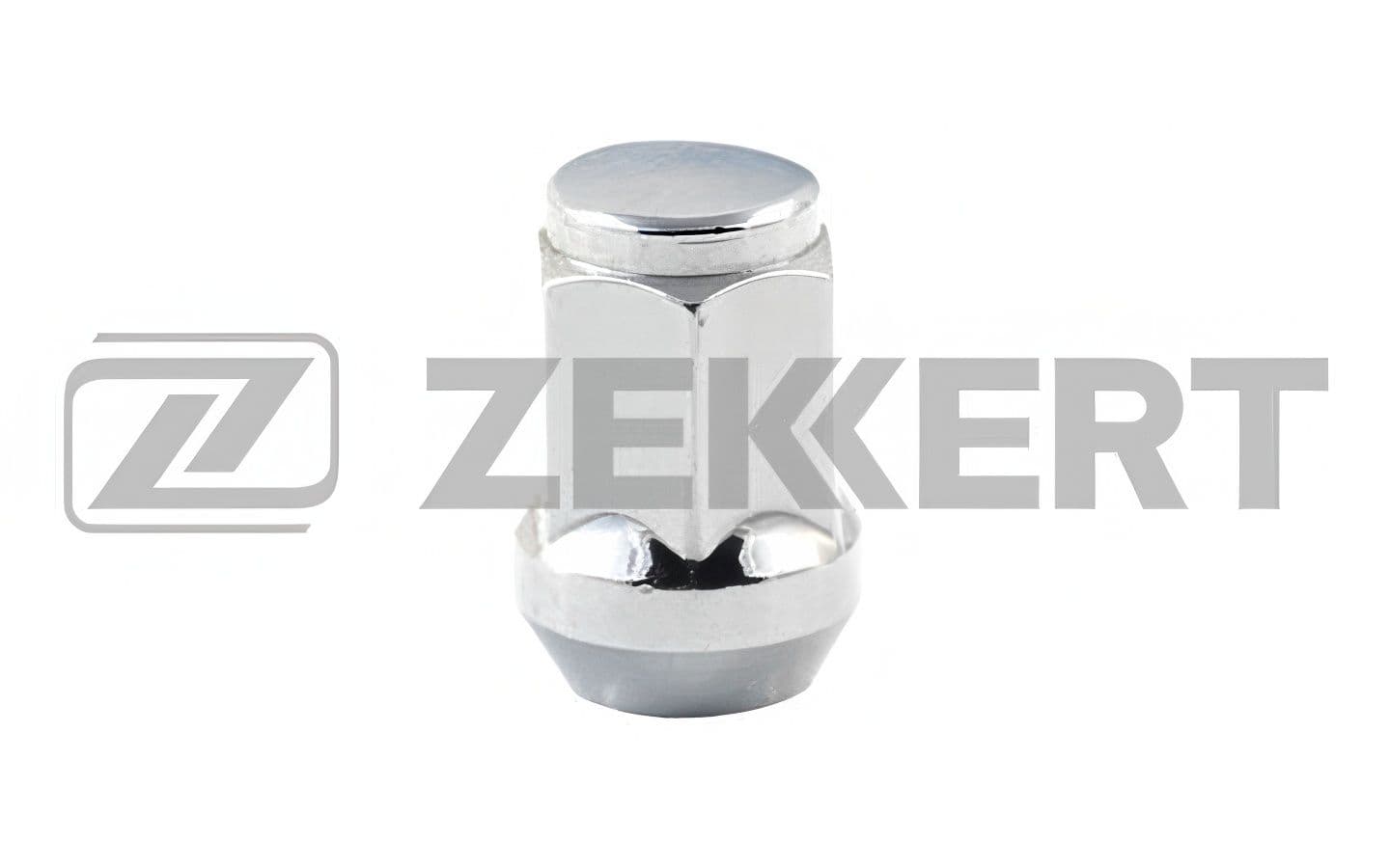 Гайка колесная конус, M14x1.5 L 35 ключ 19 хром BE-4085 ZEKKERT