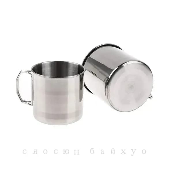 Чашка складной ручки из нержавеющей стали