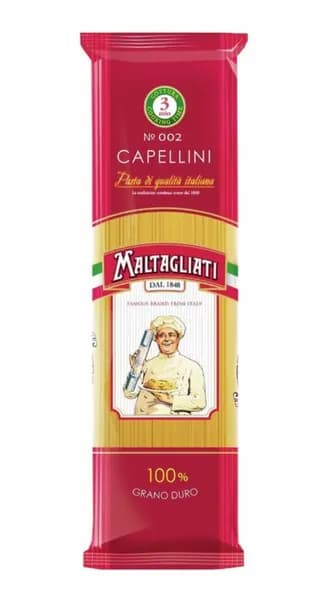 Maltagliati Макаронные изделия №002 Спагетти тонкие, 450гр