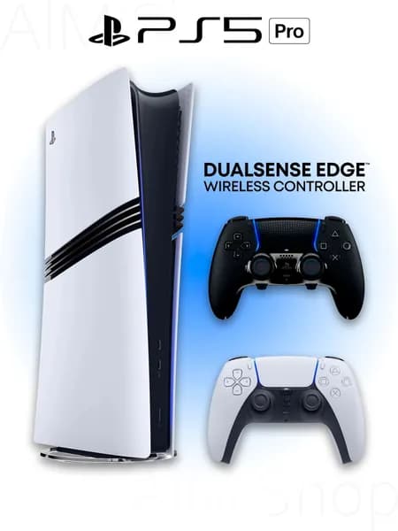 Игровая приставка Sony PlayStation 5 PRO + 2 геймпад Dualsense EDGE (черный, Black)