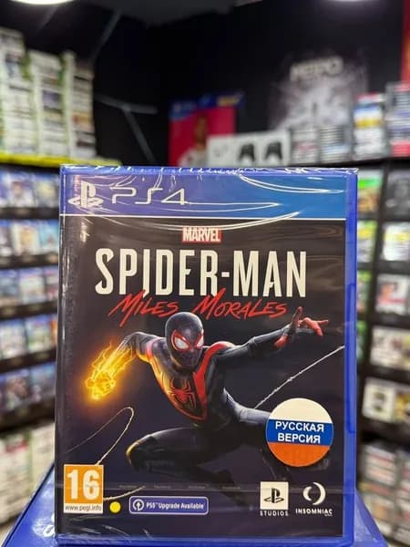 Игра Marvel Человек-Паук: Майлз Моралес PS4 (Русская версия)