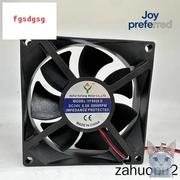 Вентилятор Охлаждения YF8025S DC24V 0.3A 8025 80*25MM Подходит Для Преобразователей Частоты