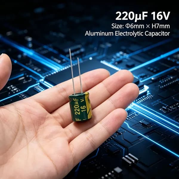 20 шт 16B220мкф 16V220UF 6X7MM материнская плата Электролитический конденсатор аксессуар