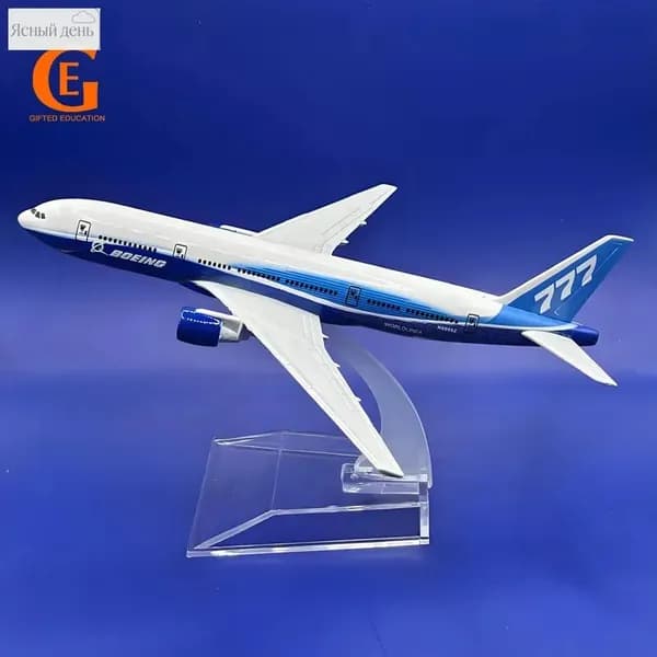 Металлическая Модель Самолета Боинг 777, Авиакомпания Boeing 777