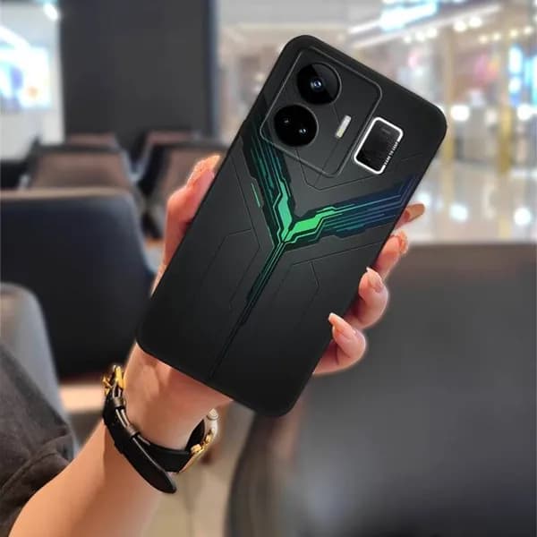 Чехол Lulumi для OPPO Realme GT NEO5/240W/Realme GT3, прочный защитный чехол для телефона, противоударный, полностью облегающий корпус из ТПУ.