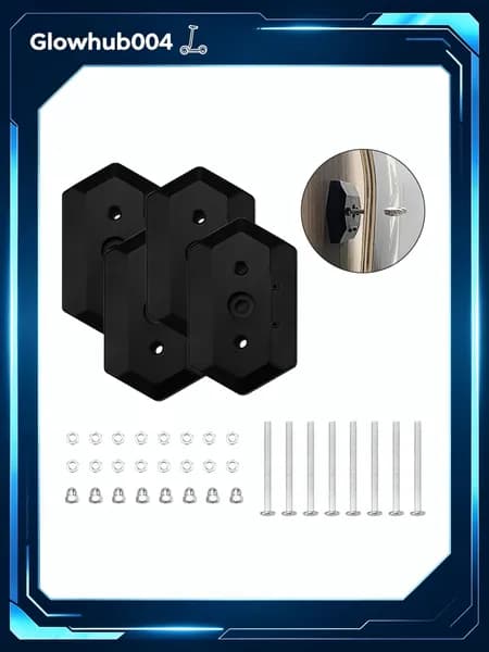 2 шт. skateboard на стену, ABS, черный, 10*7*2 см, без сверления, удобное хранение