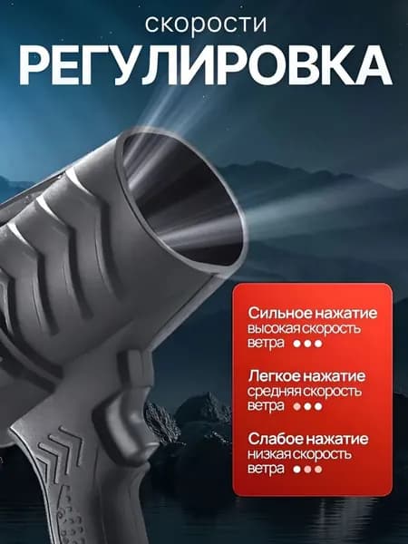 Аккумуляторная воздуходувка 48В, 51000 об/мин, беспроводная воздуходувка для уборки листьев, очистки авто и бытовых нужд
