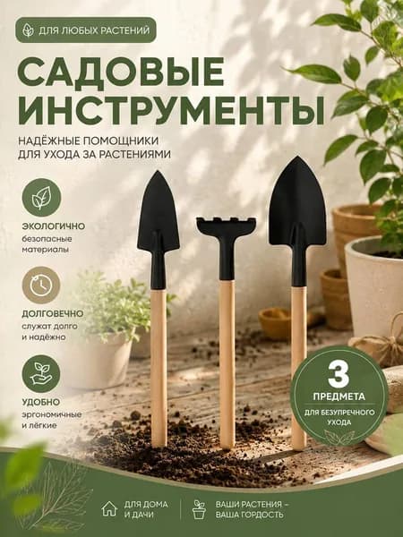 Набор садовых инструментов,3шт
