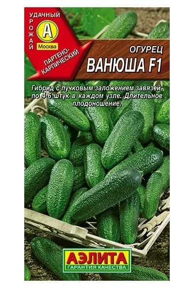 Семена Огурец Ванюша F1 (10 семян) - Аэлита