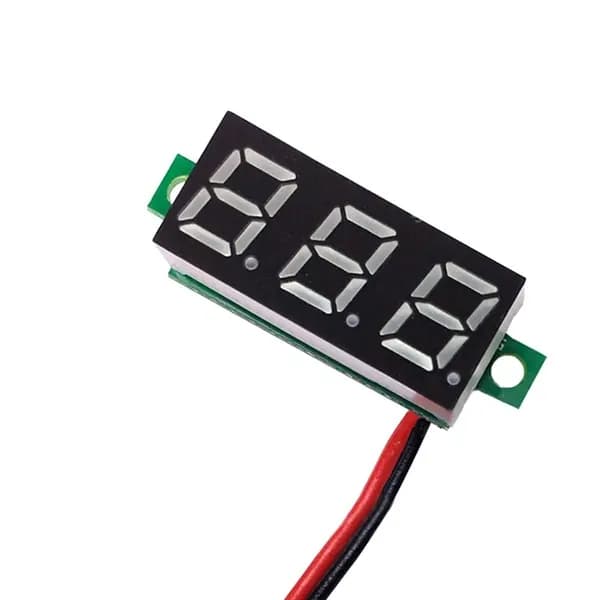 0,28-дюймовый светодиодный цифровой вольтметр Minimun DC2.5-40V с защитой от обратного подключения