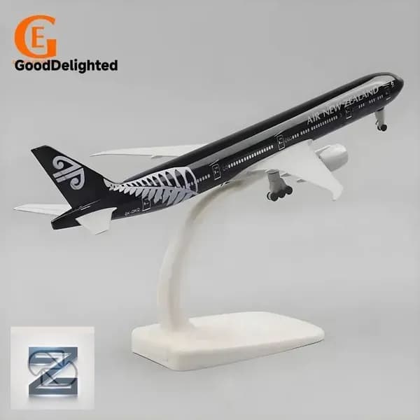 Металлическая Модель Самолета Боинг 777, Авиакомпания Air New Zealand, 20CM С Колесами
