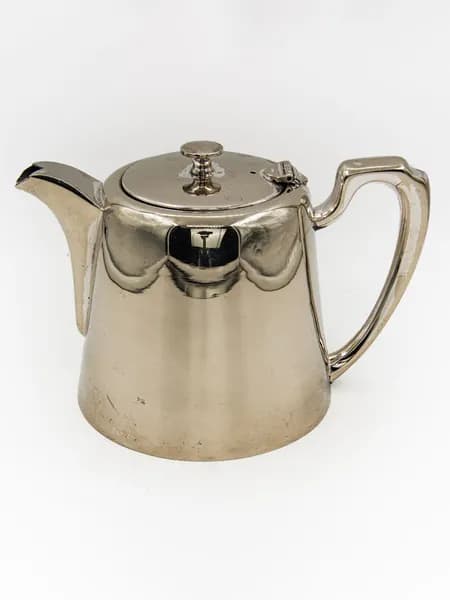 Кофейник, 1900 - 1930 годы, Англия; мельхиор, серебрение; 0.6 л.