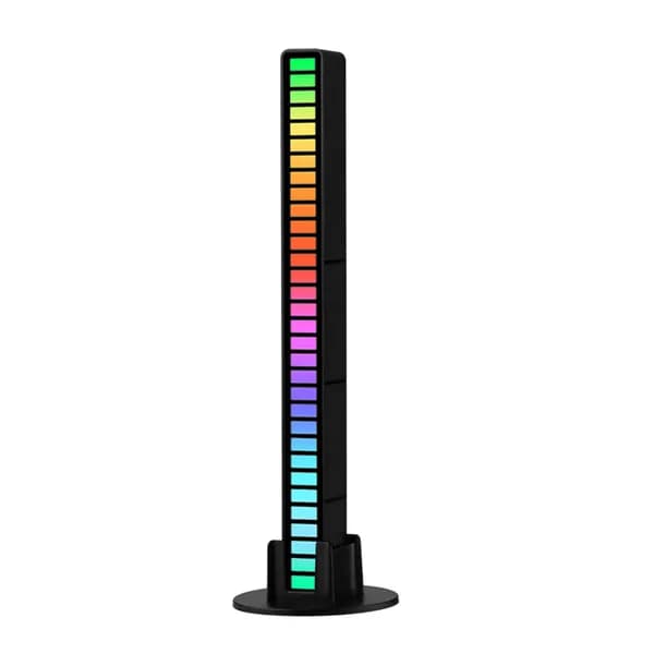 RGB-светильник с функцией распознавания звука, черный, питание от USB-разъёма Type-C
