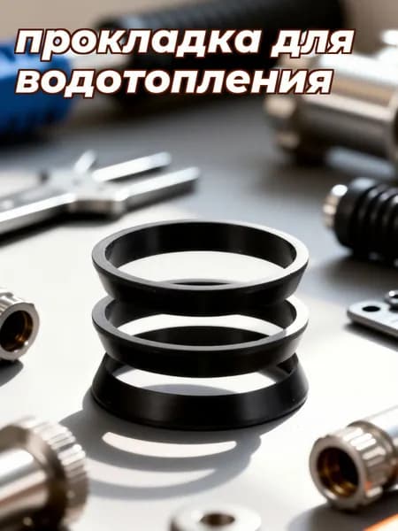 Набор из 3 резиновых прокладок для сливного шланга ванной комнаты, черные