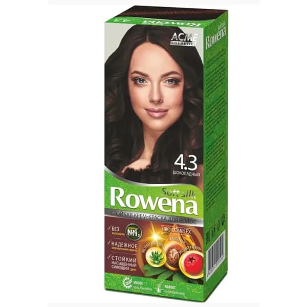 ROWENA Краска для волос "ROWENA SOFT SILK", тон 4.3 Шоколадный (без аммиака)