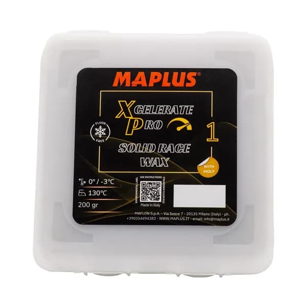 MAPLUS Твердый гоночный воск XCELERATA PRO 1 200 gr