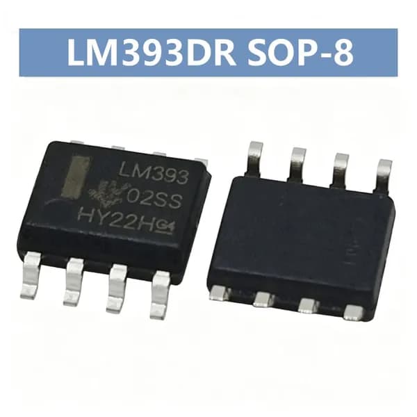 50 шт. LM393DR SOP-8 SMD двухканальный компаратор напряжения, для самоделок, ремонта электроники и мелкосерийного поверхностного монтажа плат