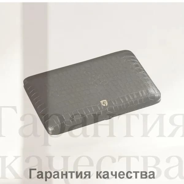 Портативный легкий хьюмидор для сигар на 5 штук из испанского кедра с тиснением под крокодиловую кожу