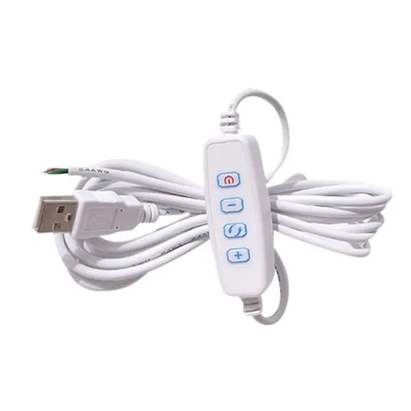 DC5V LED Диммер с USB Питанием и Кабелем для Ламп Лент