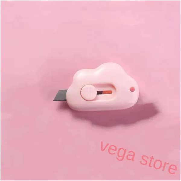 1 шт. Mini Pocket Cloud Art многофункциональный нож для резки бумаги, упаковки, сменным лезвием, канцелярский инструмент.