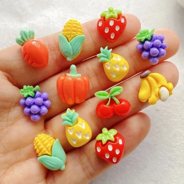20pcs смола виноград / вишня / ананас DIY украшения аксессуары