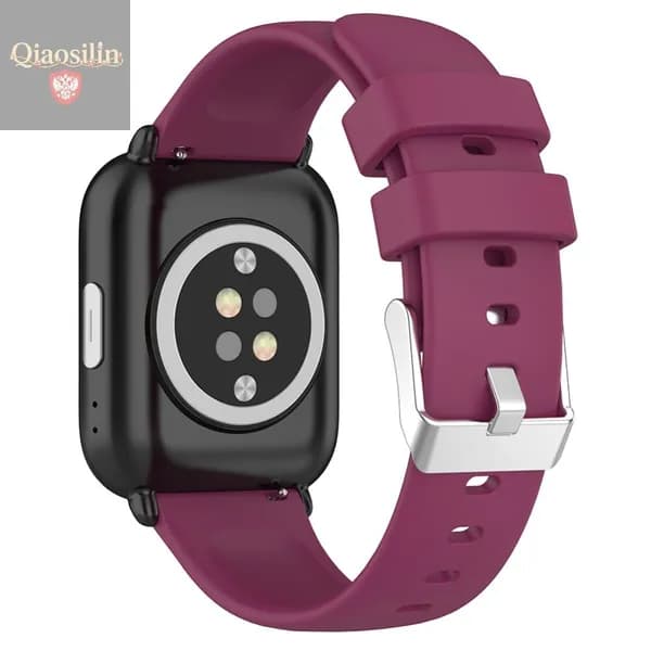 Силиконовый ремешок для часов Amazfit Active и GTS4 Mini, 20 мм, винно-красный