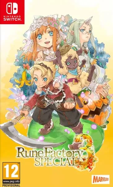 Игра Rune Factory 3 Special Switch Картридж на Nintendo Switch