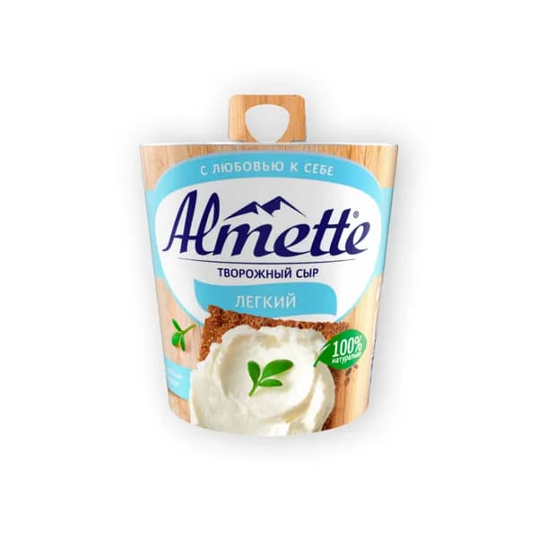 Сыр творожный лёгкий 53% 150 г, Almette