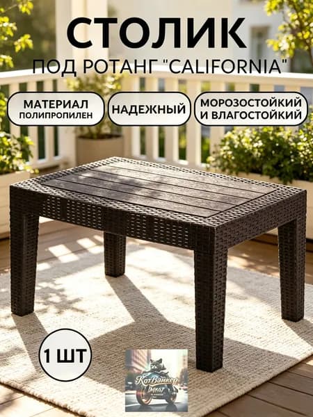 Садовый стол,Пластик 50х70х38 см