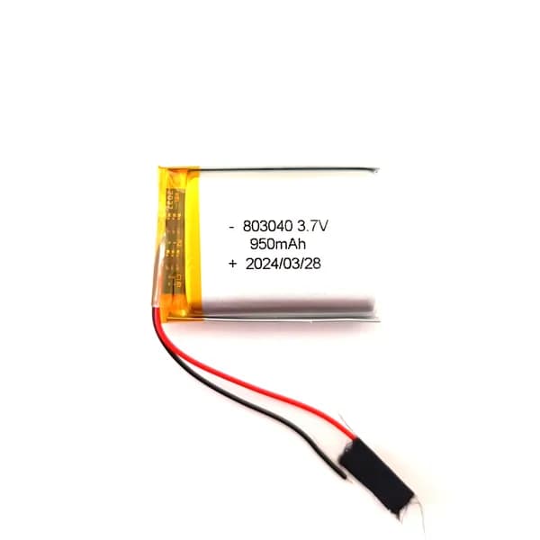 Аккумулятор подходит для видеорегистратора Oysters DVR-9Wi 950mAh 3.7v 2 провода (совместимая батарея универсальная) Терабайт Маркет
