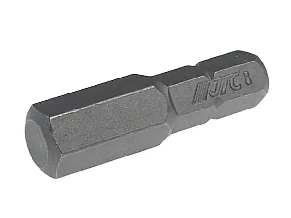 Бита шестигранная 8мм, вставка 1/4"DR HEX H8x30мм, JTC-1153008