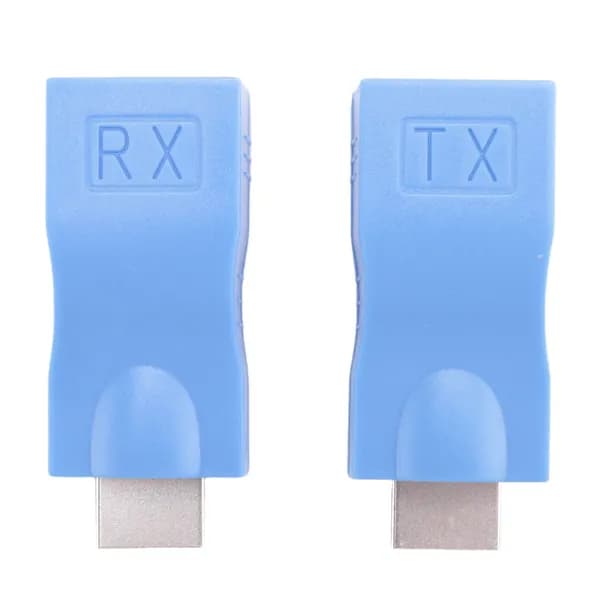 Hdmi Extender to Rj45 Приемник передатчика расширения локальной сети Tx Rx Cat5E Cat6 Кабель Ether
