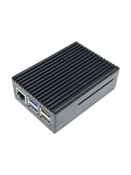 Корпус для Raspberry Pi 5 большой алюминиевый радиатор, черный