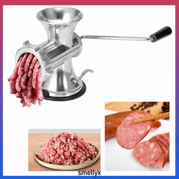 Алюминиевая мясорубка, ручная, с большим отверстием для мяса, идеально для кухни