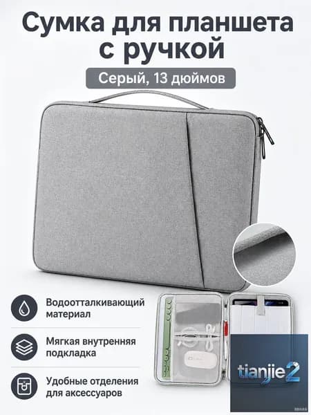 Чехол для ноутбука MacBook Neo 13 дюймов A3404 2026 A18 Pro Ручка противоударная водонепроницаемая сумка для ноутбука на молнии