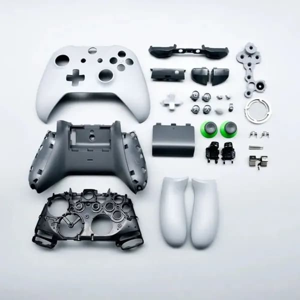 Подходит для x1s / xbox one s Серый - полный корпус ремонта рукоятки XBOX Slim Model-1708 для замены корпусов
