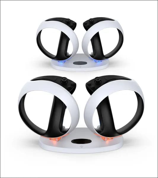 Зарядная подставка для двух контроллеров PS VR2 USB-C с индикатором заряда