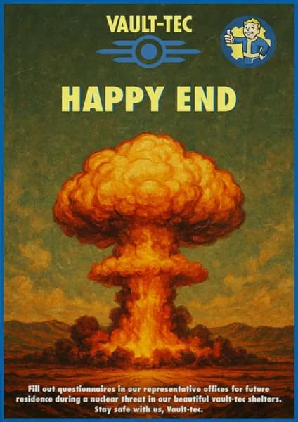 Постер Art Game - Fallout art.
