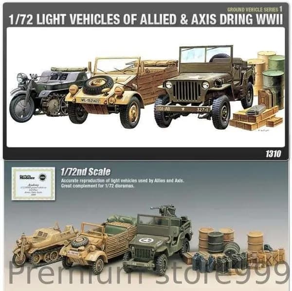 Academy AC13416 1/72 Наземные транспортные средства серии-1 сборная модель Автомобиль