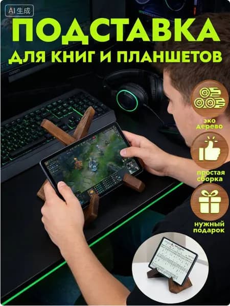 Подставка для книг / Держатель для планшета / Подставка для икон