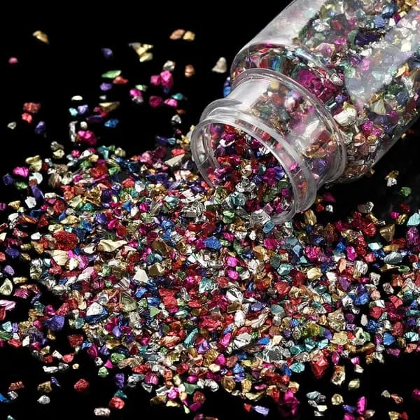 Кристаллы для эпоксидной смолы / стеклянная крошка, 30ml, Цвет разноцветные