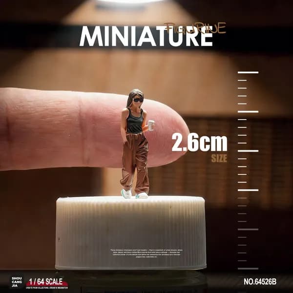 Фигурки в масштабе 1:64 расписанные вручную,Миниатюрные Кукла-модель предметы